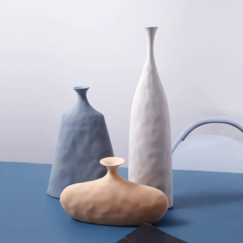 Grand Vase Géométrique | Moderne Minismaliste et Décoratif - Maison Vase