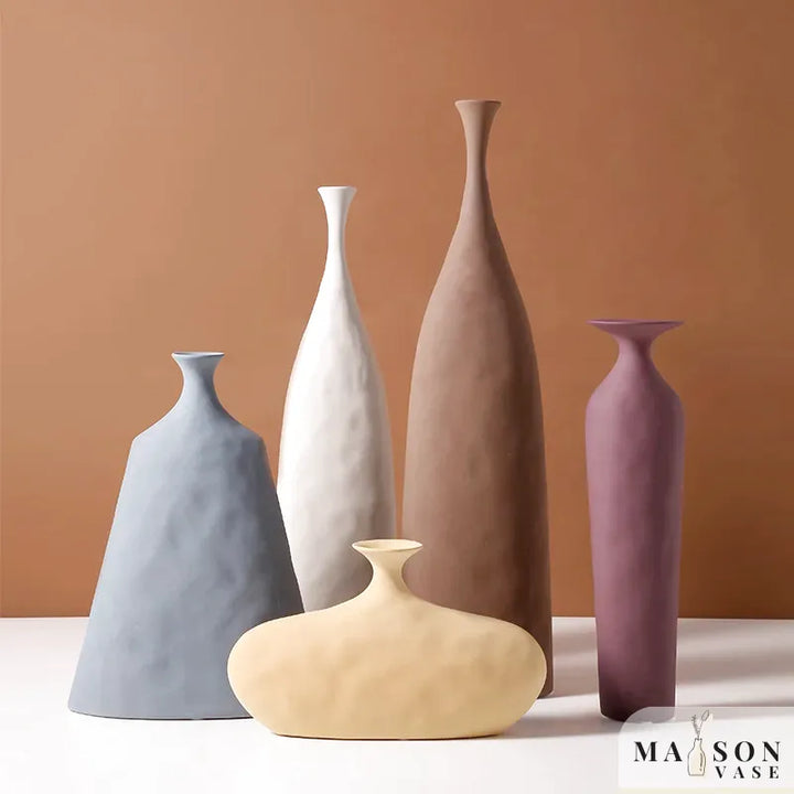 Grand Vase Géométrique | Moderne Minismaliste et Décoratif - Maison Vase