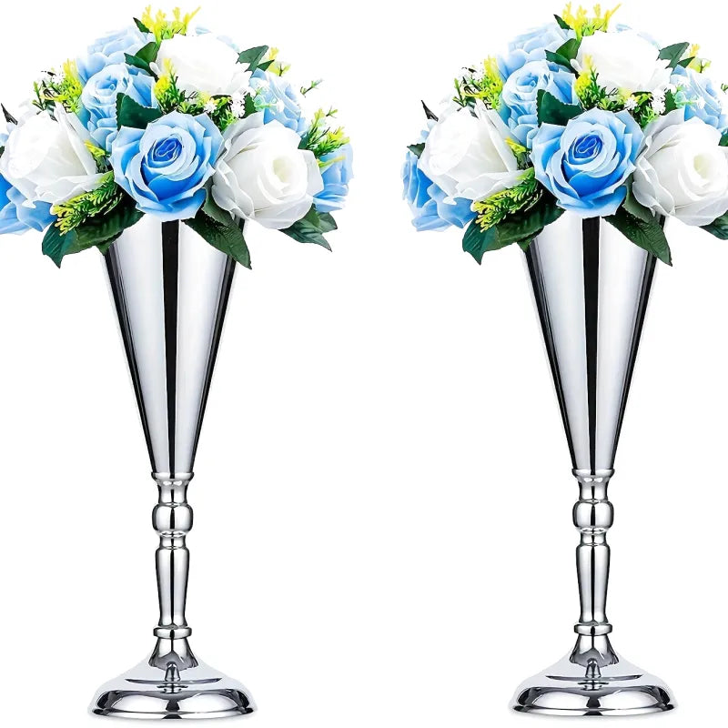 Grande Vase Haut Doré | Effet Métallique - Maison Vase