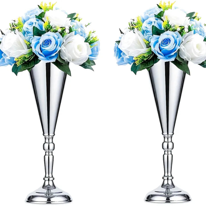 Grande Vase Haut Doré | Effet Métallique - Maison Vase