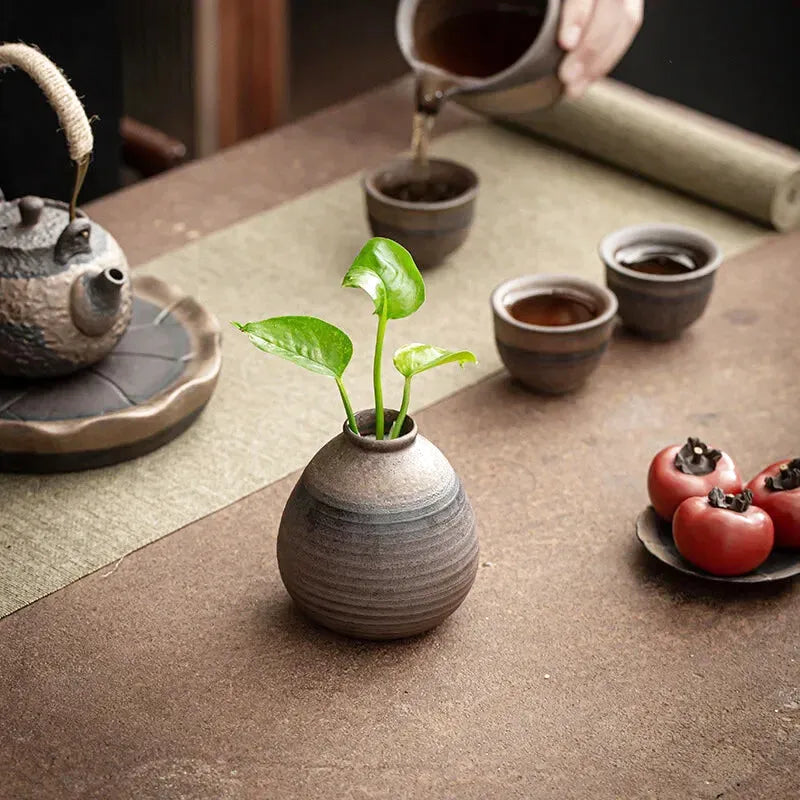 Petit Vase À Fleurs Antique Décoratif En Céramique | Fait À La Main - Maison Vase