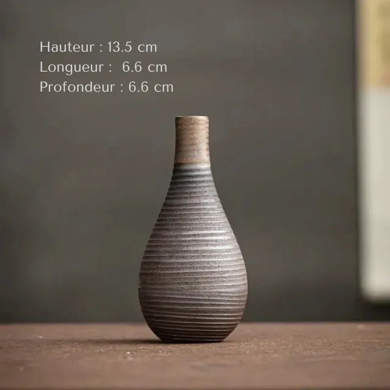 Petit Vase À Fleurs Antique Décoratif En Céramique | Fait À La Main - Maison Vase