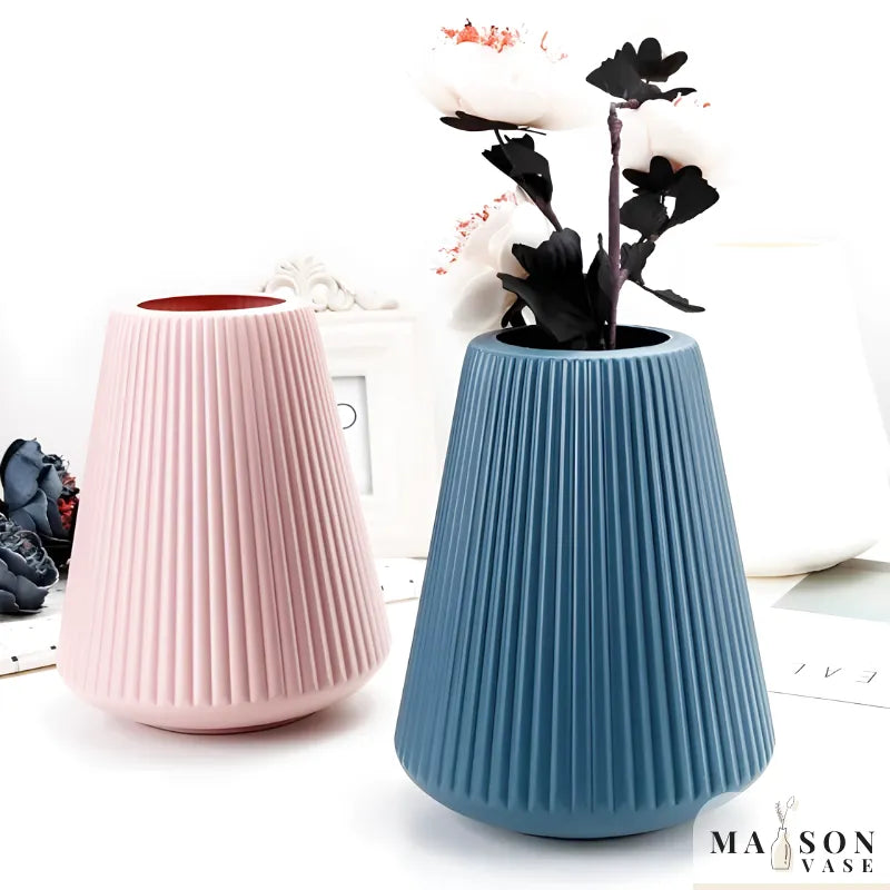 Petit Vase à Fleurs Scandinave Moderne et Décoratif | Design Minimaliste et Élégant - Maison Vase