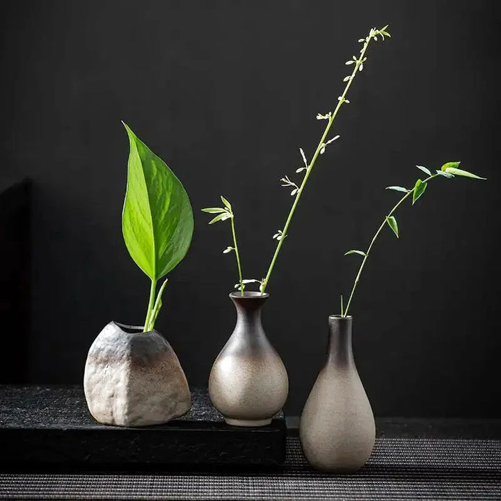 Petit Vase à Fleurs Traditionnel Chinois | Style Rétro Décoratif - Maison Vase