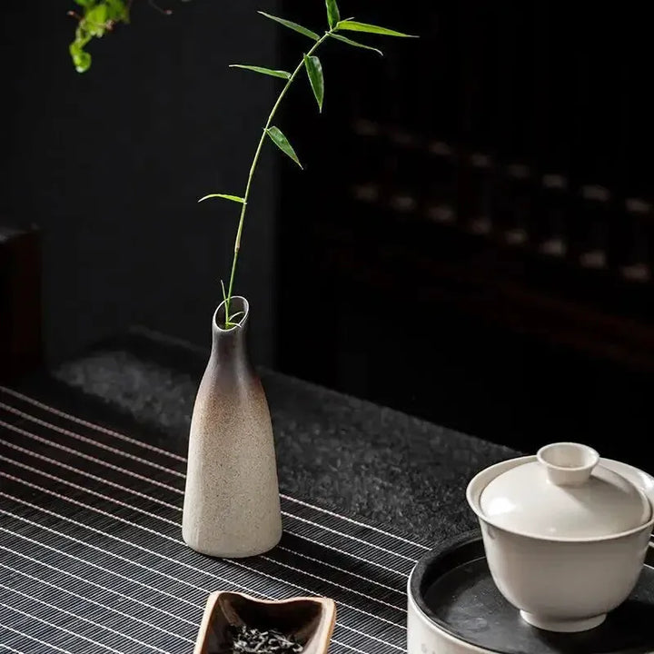 Petit Vase à Fleurs Traditionnel Chinois | Style Rétro Décoratif - Maison Vase