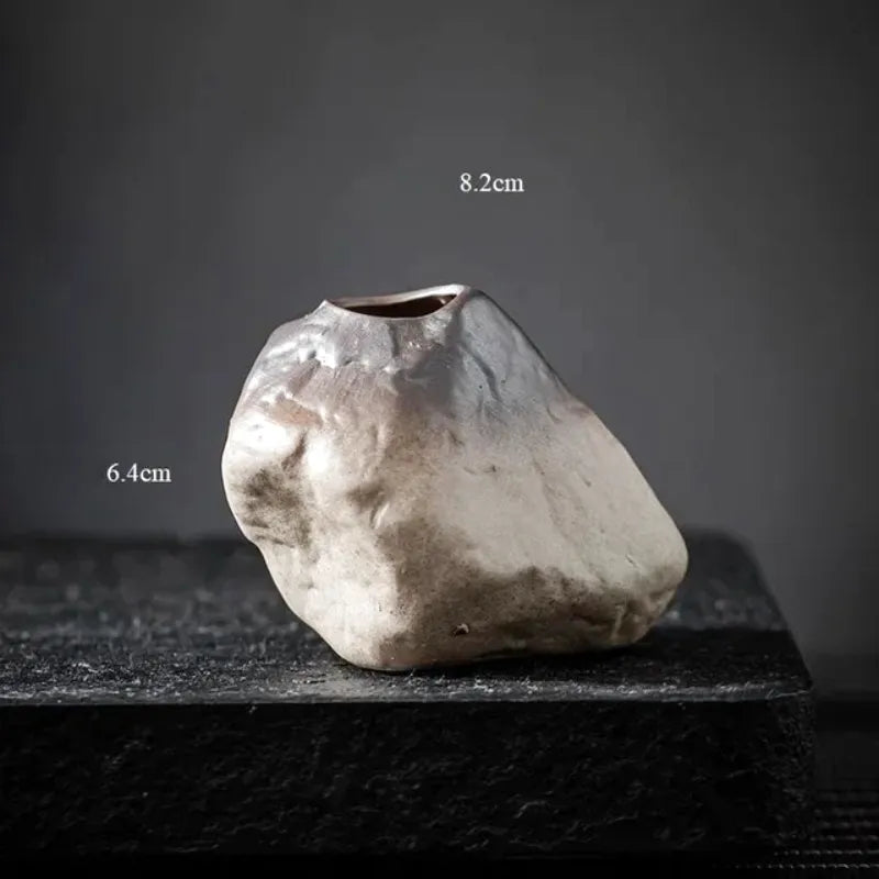 Petit Vase à Fleurs Traditionnel Chinois | Style Rétro Décoratif - Maison Vase