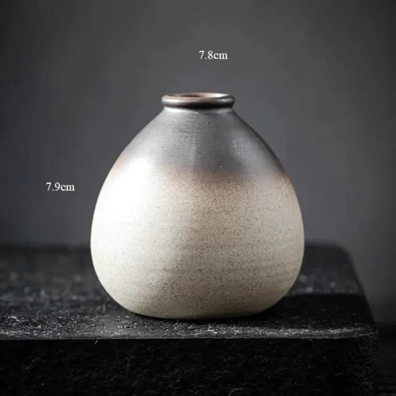 Petit Vase à Fleurs Traditionnel Chinois | Style Rétro Décoratif - Maison Vase