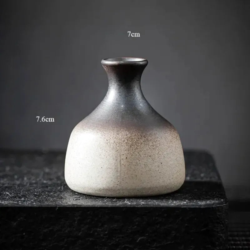Petit Vase à Fleurs Traditionnel Chinois | Style Rétro Décoratif - Maison Vase