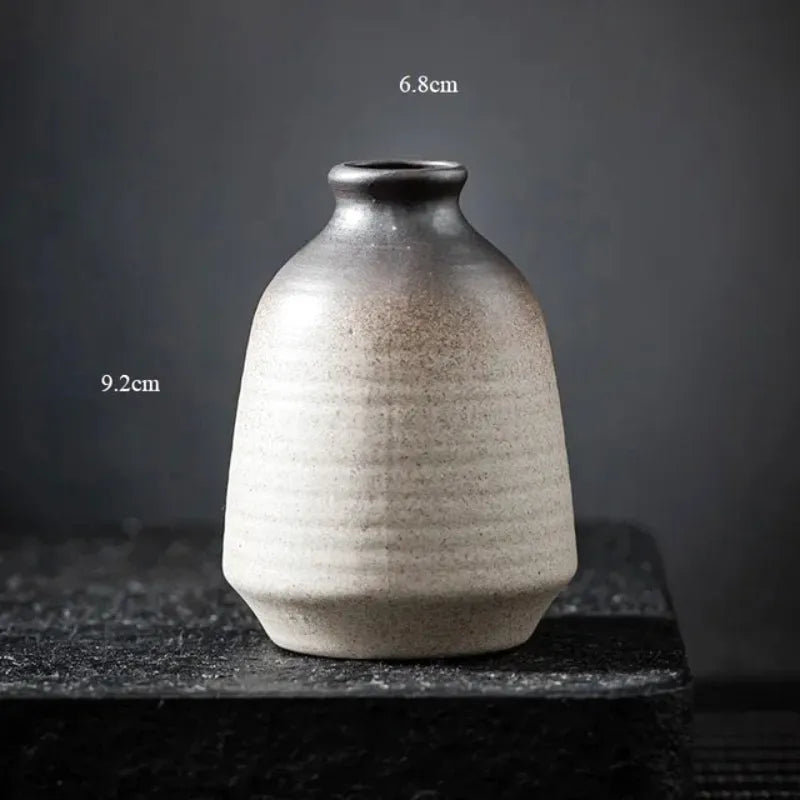 Petit Vase à Fleurs Traditionnel Chinois | Style Rétro Décoratif - Maison Vase
