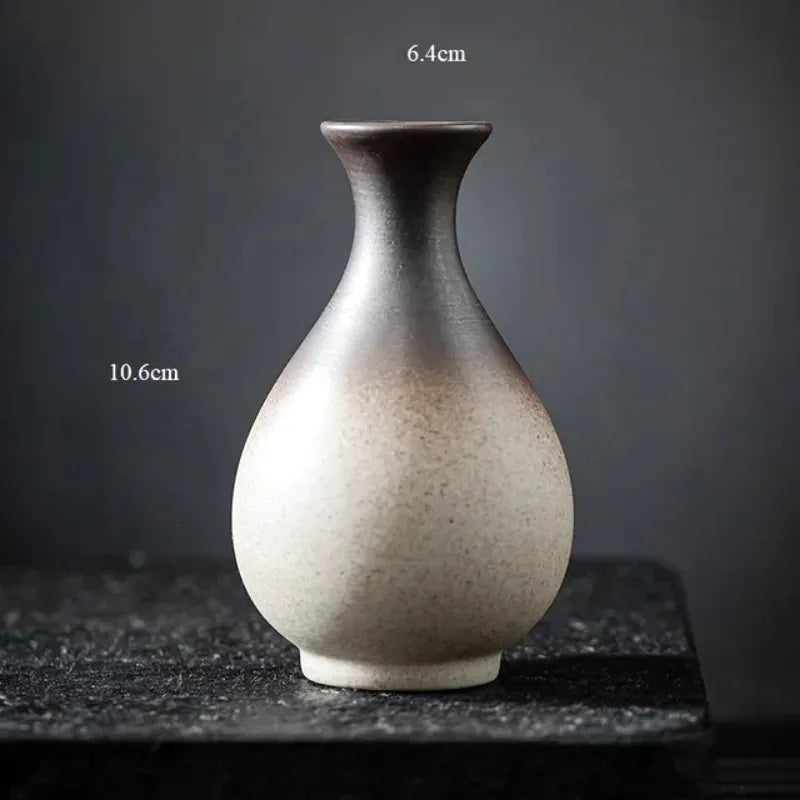 Petit Vase à Fleurs Traditionnel Chinois | Style Rétro Décoratif - Maison Vase