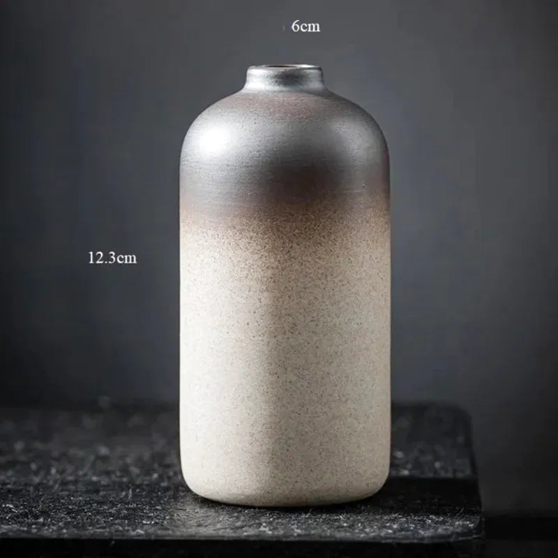 Petit Vase à Fleurs Traditionnel Chinois | Style Rétro Décoratif - Maison Vase