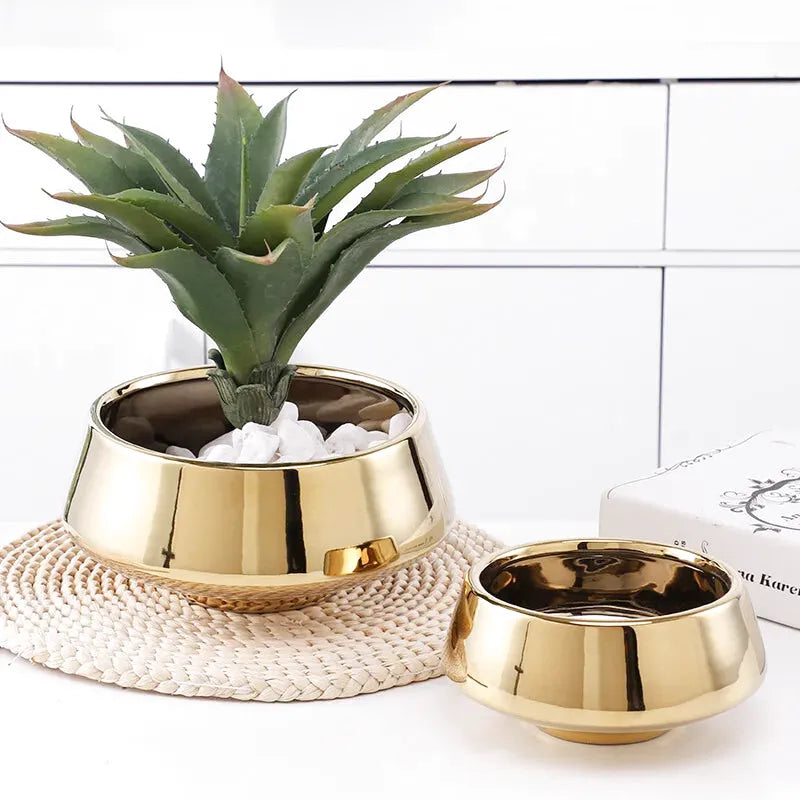 Petit Vase Doré | Design Européen et Décoratif - Maison Vase