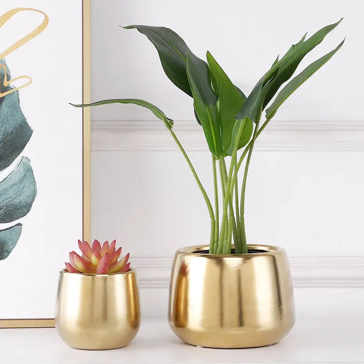 Petit Vase Doré | Design Européen et Décoratif - Maison Vase