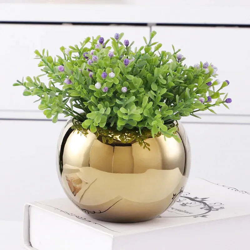 Petit Vase Doré | Design Européen et Décoratif - Maison Vase