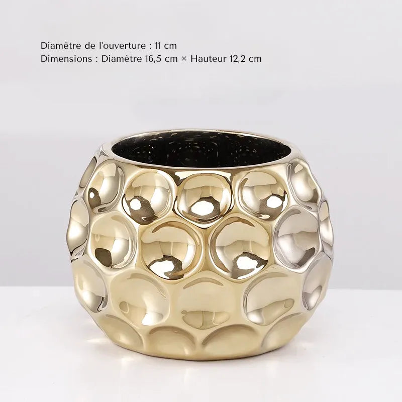 Petit Vase Doré | Design Européen et Décoratif - Maison Vase
