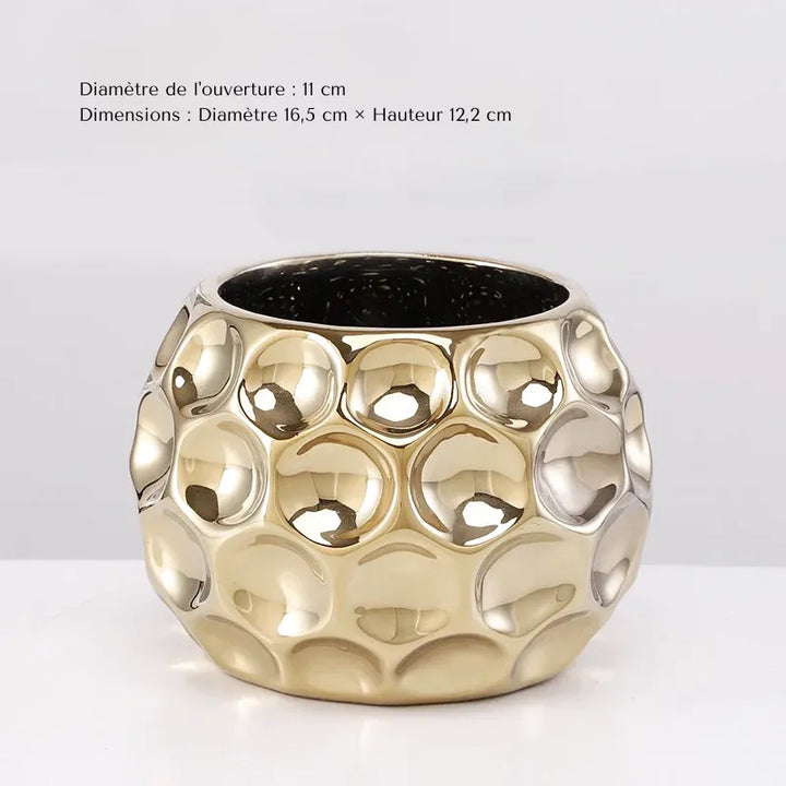 Petit Vase Doré | Design Européen et Décoratif - Maison Vase
