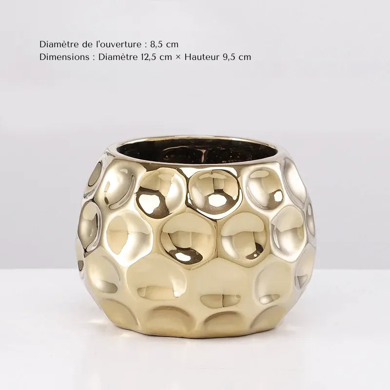 Petit Vase Doré | Design Européen et Décoratif - Maison Vase