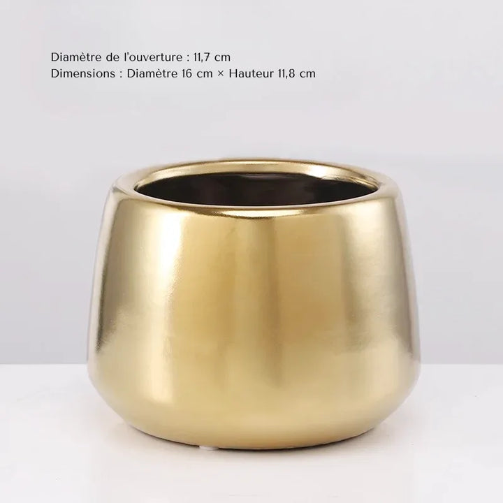 Petit Vase Doré | Design Européen et Décoratif - Maison Vase