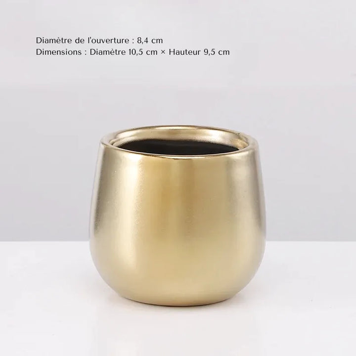 Petit Vase Doré | Design Européen et Décoratif - Maison Vase