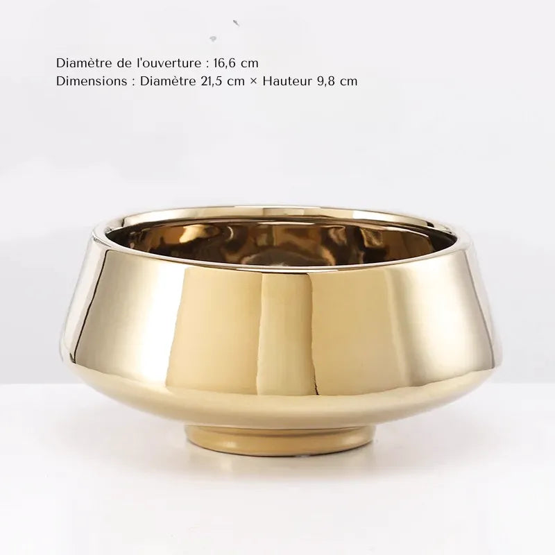 Petit Vase Doré | Design Européen et Décoratif - Maison Vase