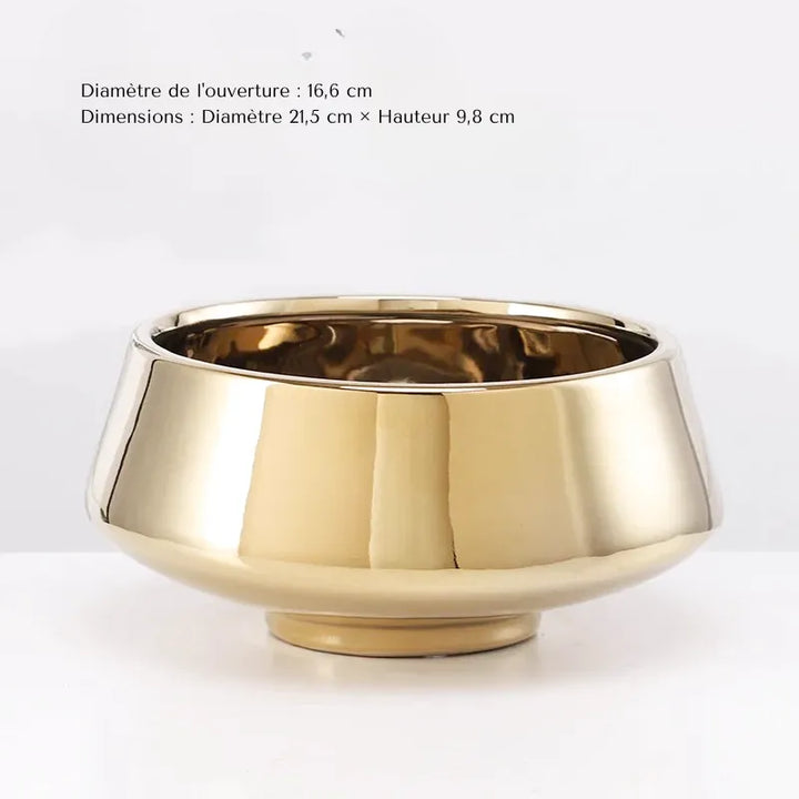 Petit Vase Doré | Design Européen et Décoratif - Maison Vase