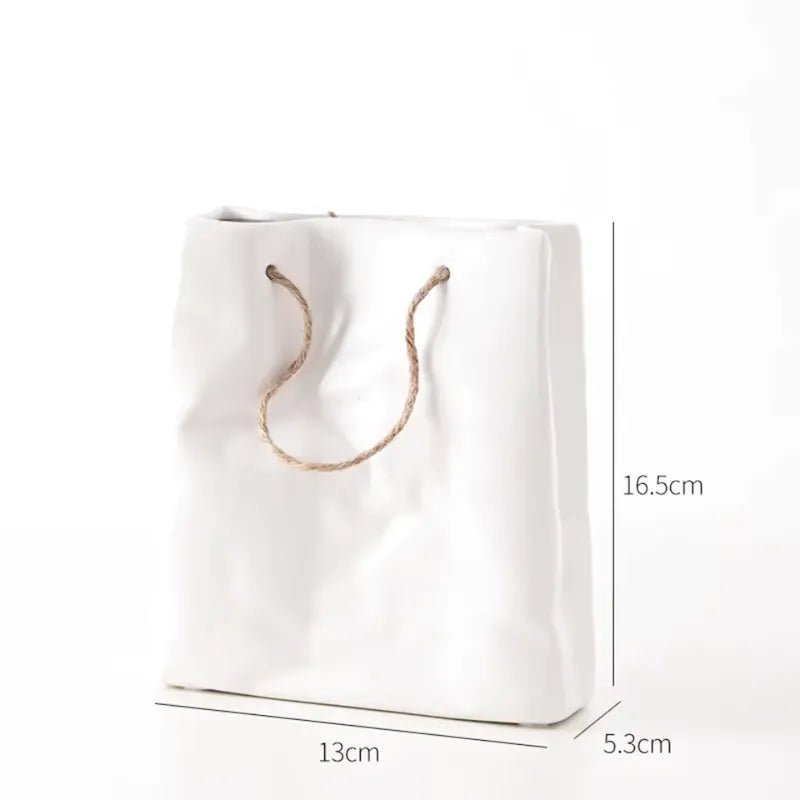 Petit Vase en Céramique | Sac à Main - Maison Vase