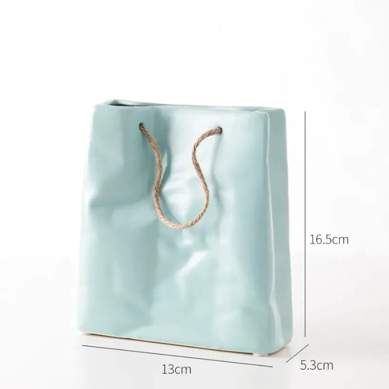 Petit Vase en Céramique | Sac à Main - Maison Vase