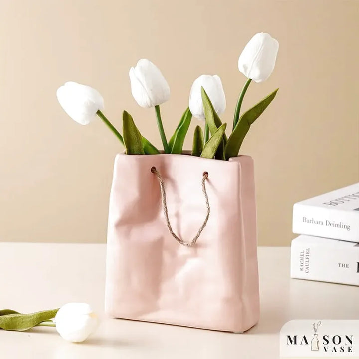 Petit Vase en Céramique | Sac à Main - Maison Vase