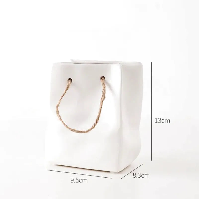 Petit Vase en Céramique | Sac à Main - Maison Vase