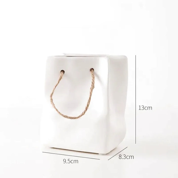 Petit Vase en Céramique | Sac à Main - Maison Vase