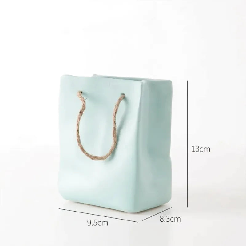 Petit Vase en Céramique | Sac à Main - Maison Vase