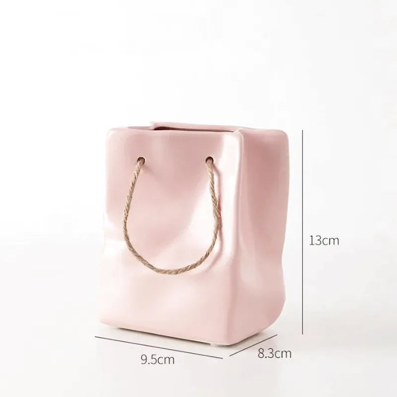 Petit Vase en Céramique | Sac à Main - Maison Vase