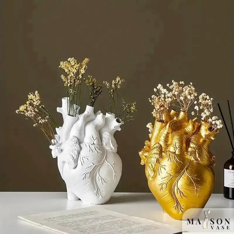 Petit Vase en Forme de Coeur | Moderne et Décoratif - Maison Vase
