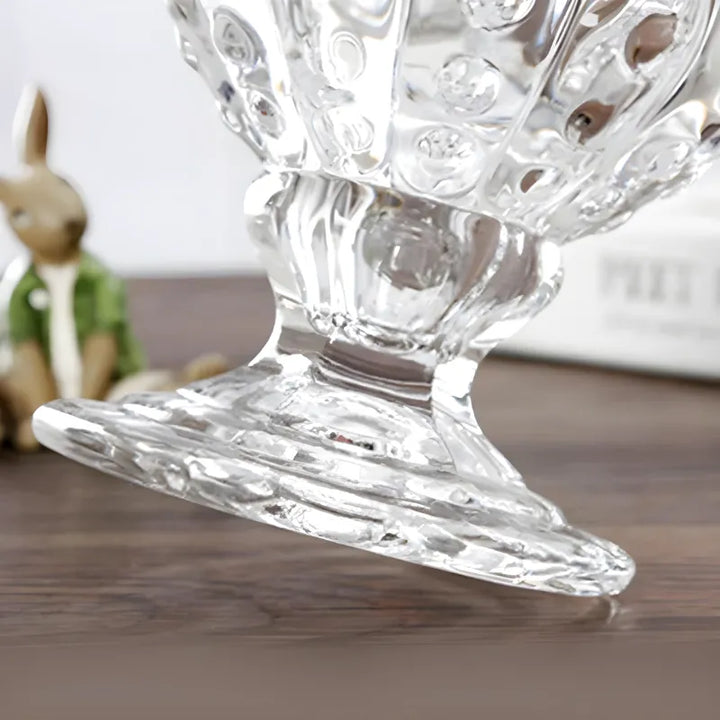 Petit Vase en Verre Transparent | Élégant et Décoratif - Maison Vase