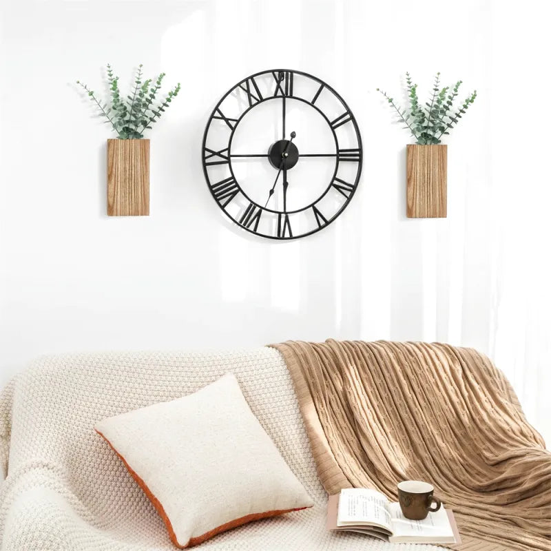 Petit Vase Mural en Bois | Décoratif, Boho, Rustique et Moderne - Maison Vase
