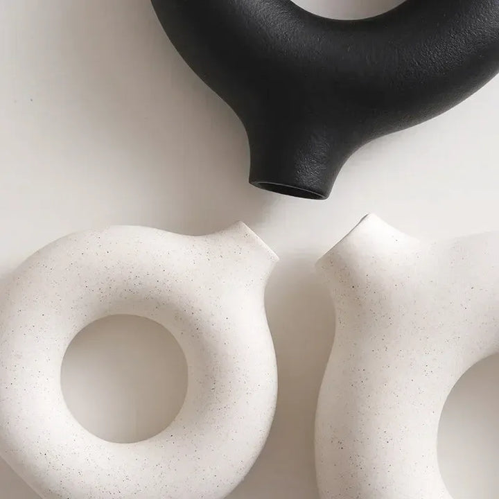 Petit Vase Pampa Soliflore Scandinave | Céramique Élégante - Maison Vase