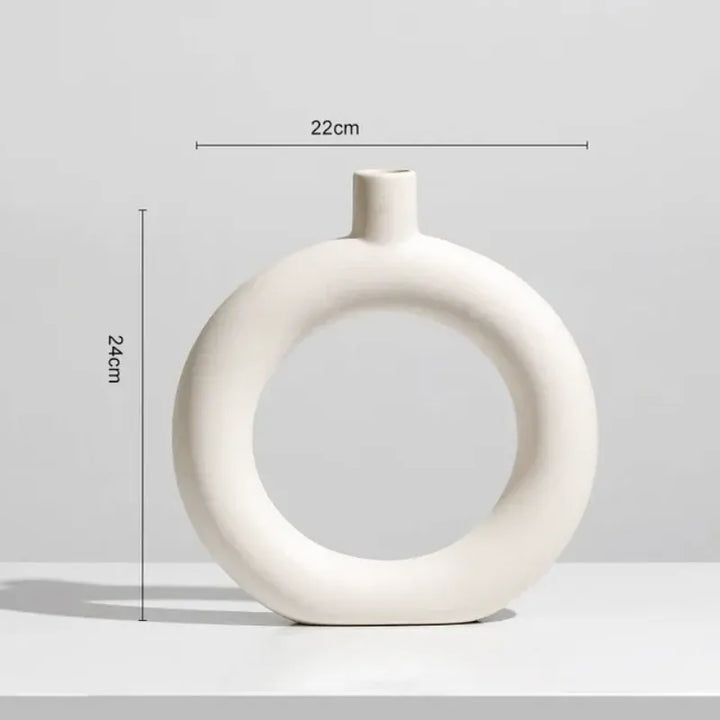 Petit Vase Pampa Soliflore Scandinave | Céramique Élégante - Maison Vase