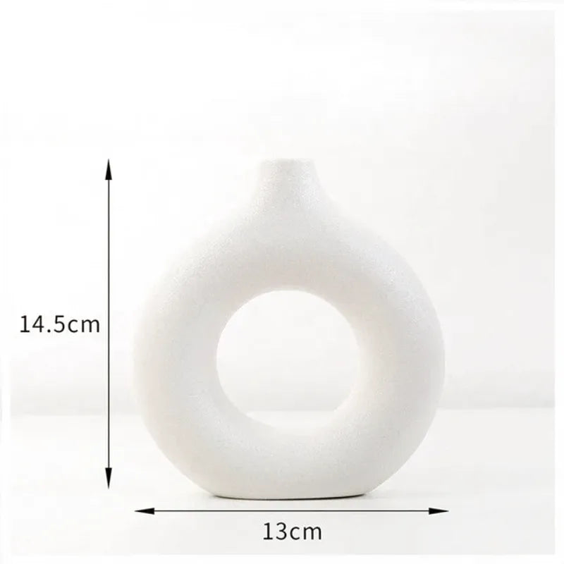 Petit Vase Pampa Soliflore Scandinave | Céramique Élégante - Maison Vase