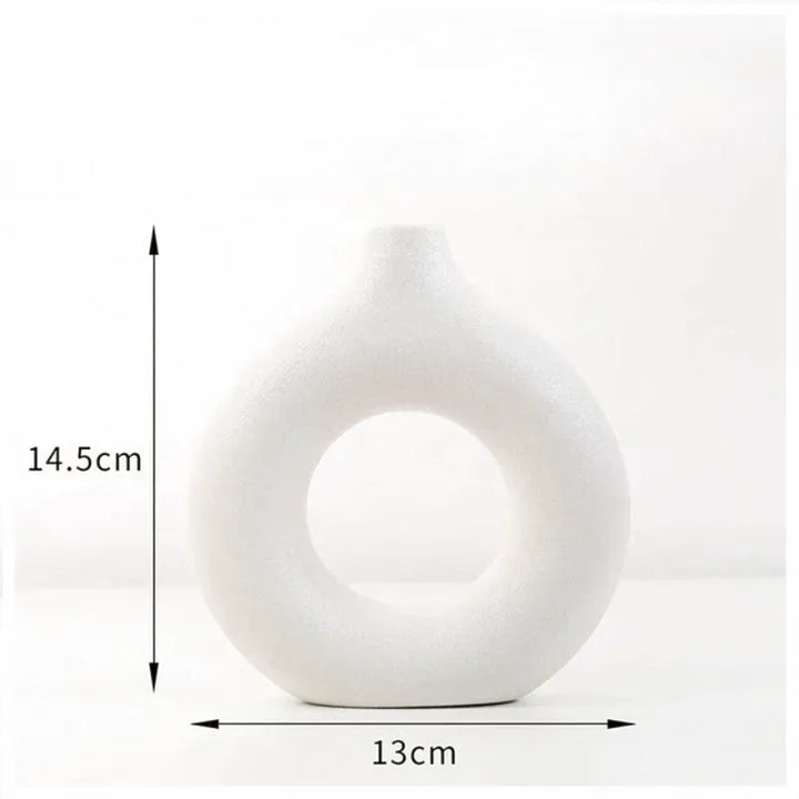 Petit Vase Pampa Soliflore Scandinave | Céramique Élégante - Maison Vase