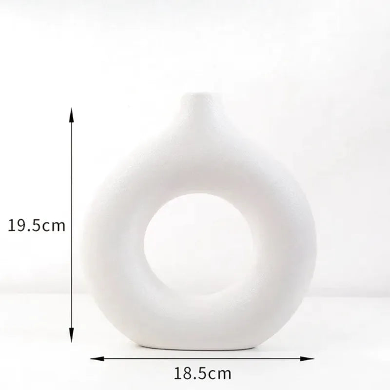 Petit Vase Pampa Soliflore Scandinave | Céramique Élégante - Maison Vase
