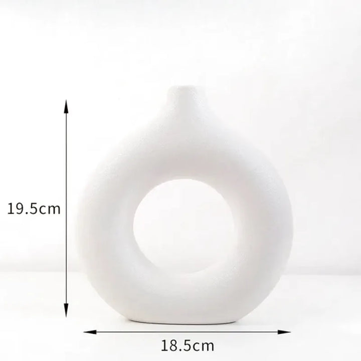 Petit Vase Pampa Soliflore Scandinave | Céramique Élégante - Maison Vase