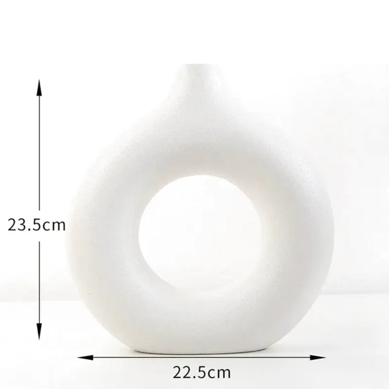 Petit Vase Pampa Soliflore Scandinave | Céramique Élégante - Maison Vase