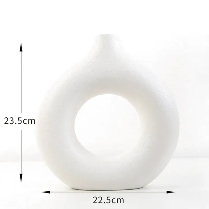 Petit Vase Pampa Soliflore Scandinave | Céramique Élégante - Maison Vase