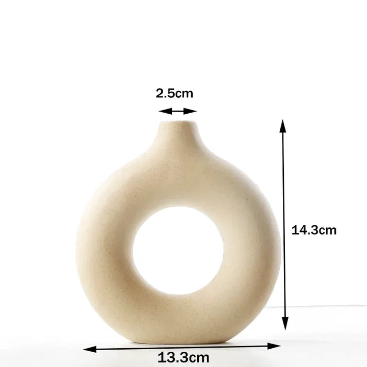 Petit Vase Pampa Soliflore Scandinave | Céramique Élégante - Maison Vase