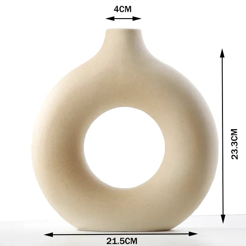 Petit Vase Pampa Soliflore Scandinave | Céramique Élégante - Maison Vase