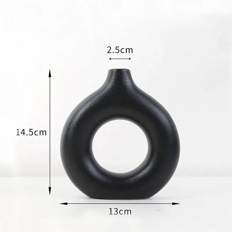 Petit Vase Pampa Soliflore Scandinave | Céramique Élégante - Maison Vase