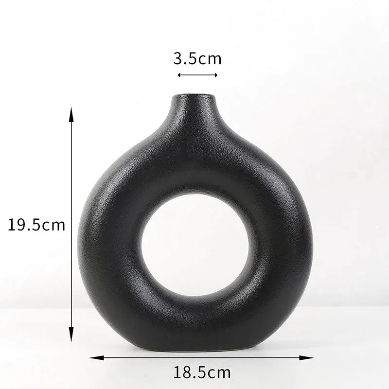 Petit Vase Pampa Soliflore Scandinave | Céramique Élégante - Maison Vase