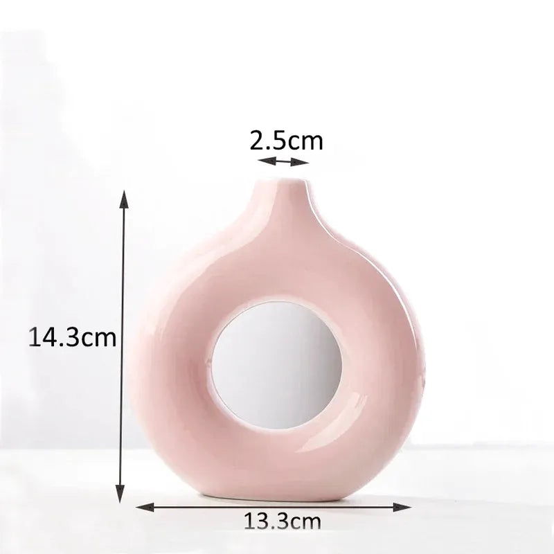 Petit Vase Pampa Soliflore Scandinave | Céramique Élégante - Maison Vase