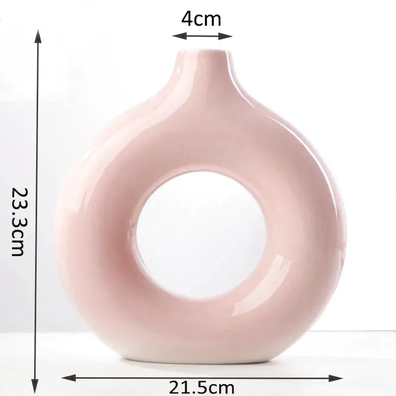 Petit Vase Pampa Soliflore Scandinave | Céramique Élégante - Maison Vase