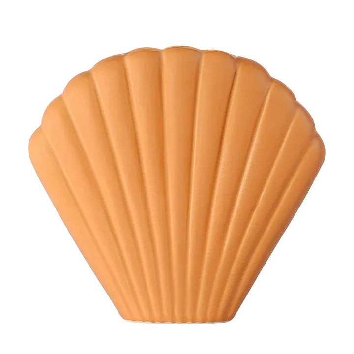 Vase à Fleurs Coquillage Décoratif | Céramique Moderne et Minimaliste - Maison Vase